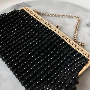 Vintage 1960s beaded evening bag